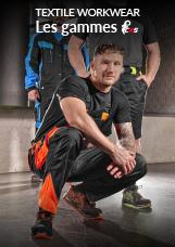 Le textile workwear par gamme - neutre