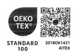 Certificat Oekto-tex The One Towelling linge de maison teinture