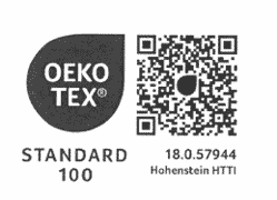 Certificat Oekto-tex James et Nicholson terry articles