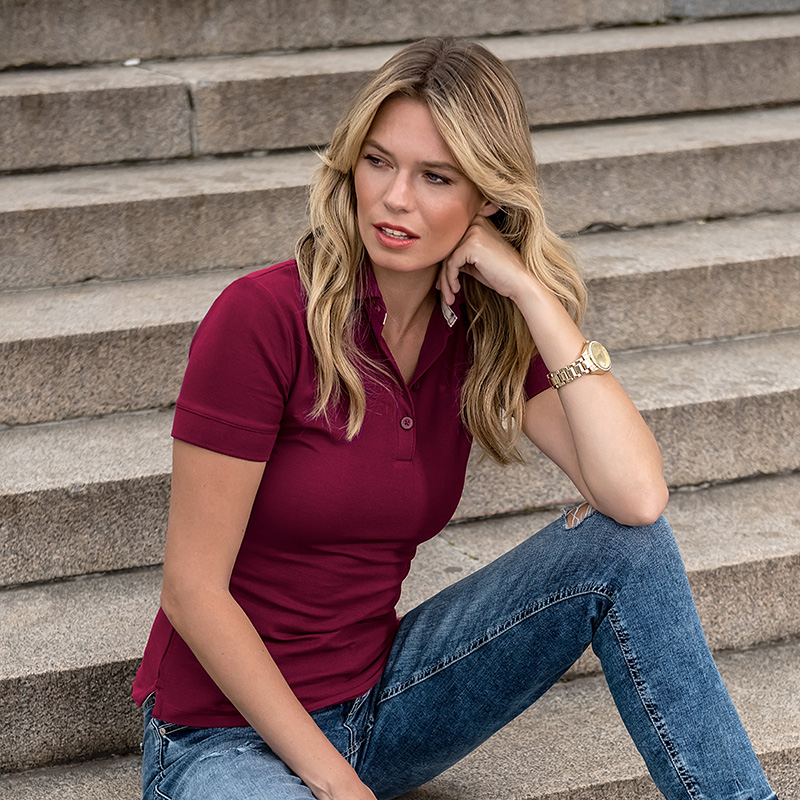Polo classique bio Femme Malfini MF235