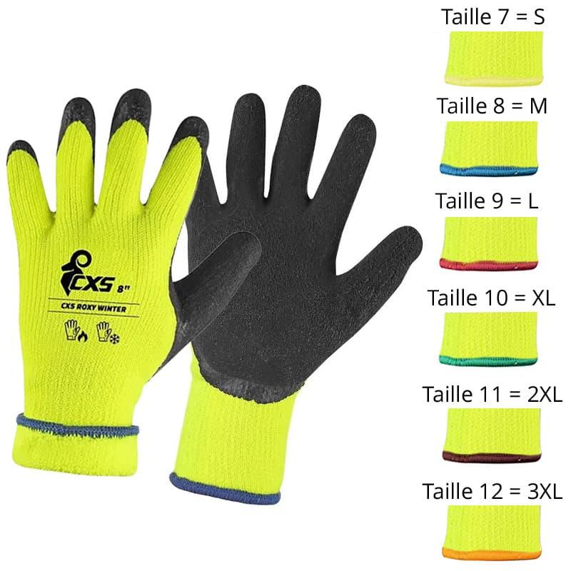 jaune fluorescent-noir