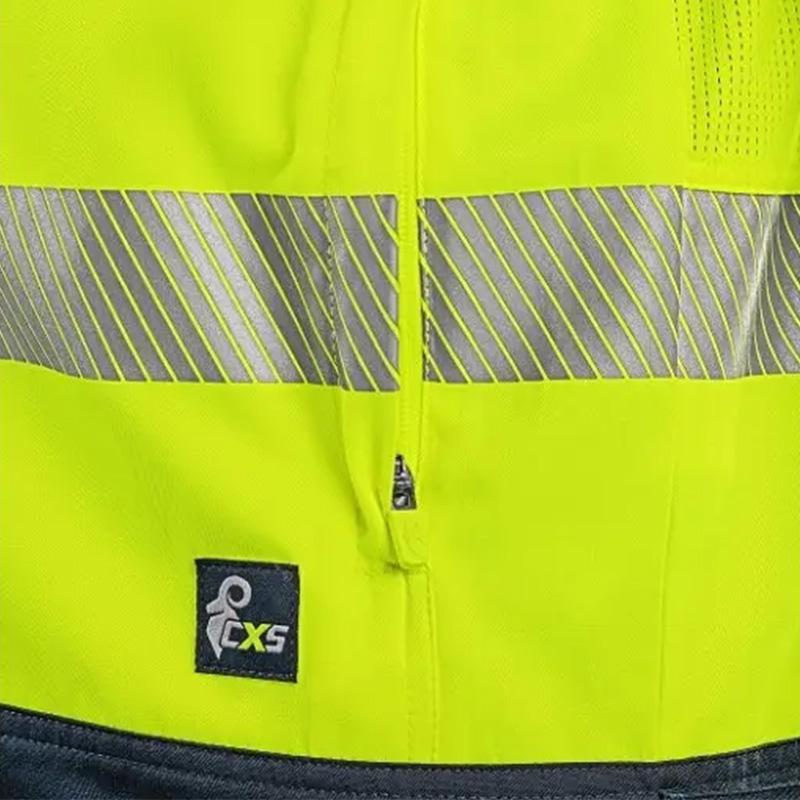 jaune HV-bleu foncé