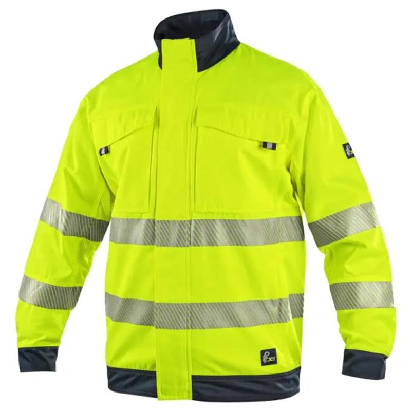 jaune HV-bleu foncé