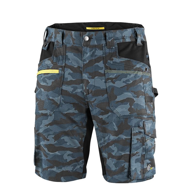 camouflage bleu/noir