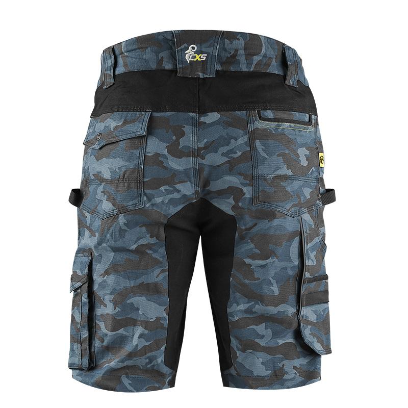 camouflage bleu/noir