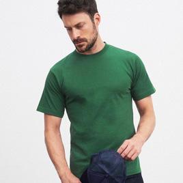 T-shirts en 100% coton peigné ring-spun