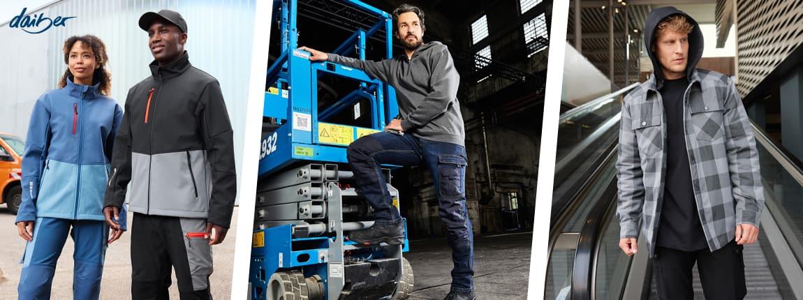 Workwear Daiber : style professionnel pour artisans et équipes terrain