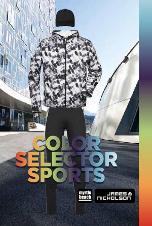 Vêtements de sport James & Nicholson® : Sélecteur de couleurs