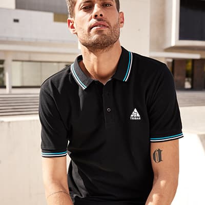 Polo sérigraphié