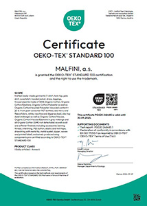 Malfini Oekotex 100 vetements bio