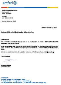 Déclaration amfori de MBW
