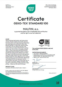 Certificat Oekotex 100 Malfini vestes softshell