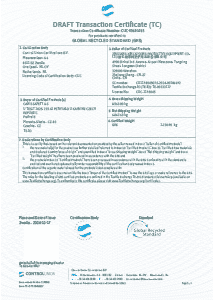 Canis certificat GRS chaussures