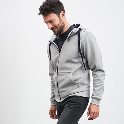 Sweat à capuche 380gsm personnalisable