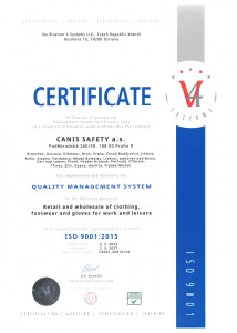 Canis certificat ISO 9001-2015 Qualite de la gestion