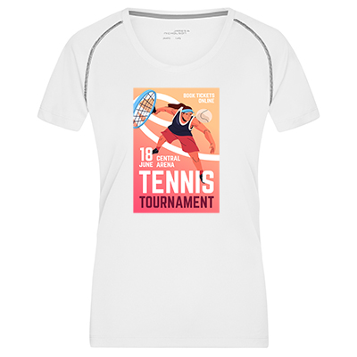 T-shirt polyester publicitaire sublimé