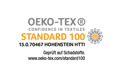 Certificat Oeko-tex Myrtle & Beach casquettes