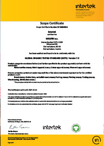 certificat GOTS Malfini