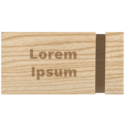 Gravure laser sur bois pour un rendu naturel