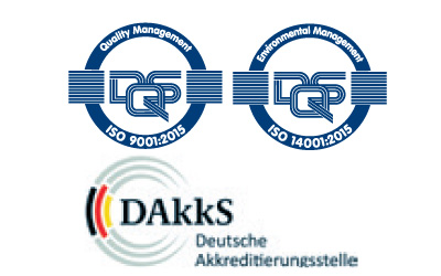 Certificat DQS et DAkks d'Halfar bagagerie