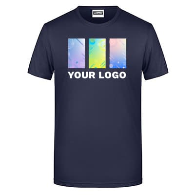Impression DTF sur t-shirt foncé publicitaire