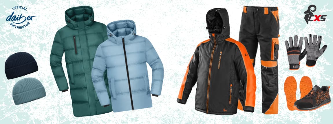 Vestes, EPI workwear et corporate – sélection hiver