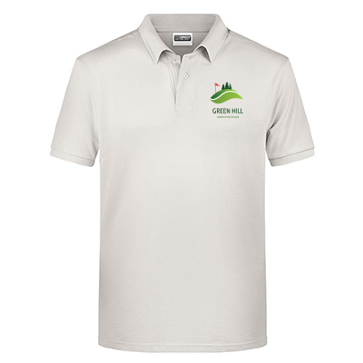 Impression DTG : polo shirt en coton publicitaire